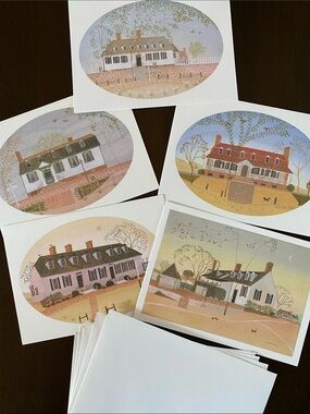 Colonial Williamsburg Taverns and Fare Blank Notecards with Recipes